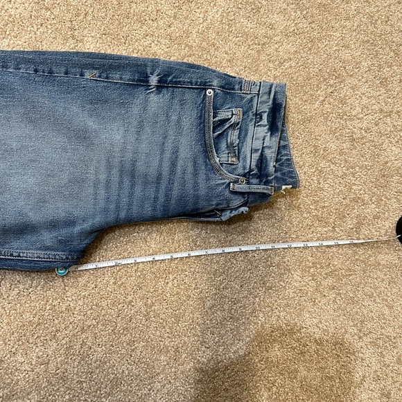 Good American Good '90S Wide Leg | Relaxed Crossover Jeans GNICOW384T Size 4/27 - Picture 4 of 16